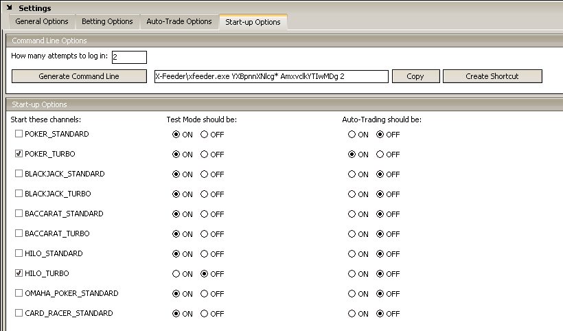 startup menu command